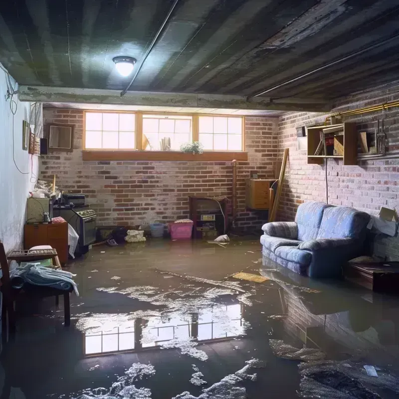 Flooded Basement Cleanup in Italy, TX